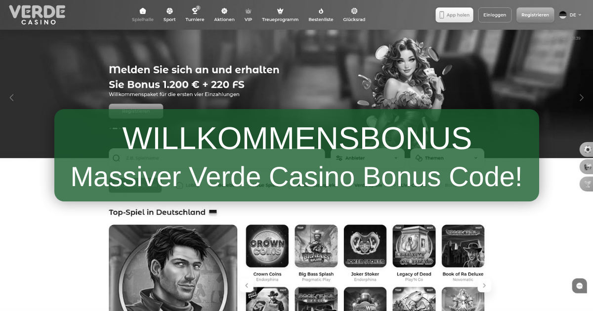 Verde Casino Bonus Code: Klare Informationen für Spieler